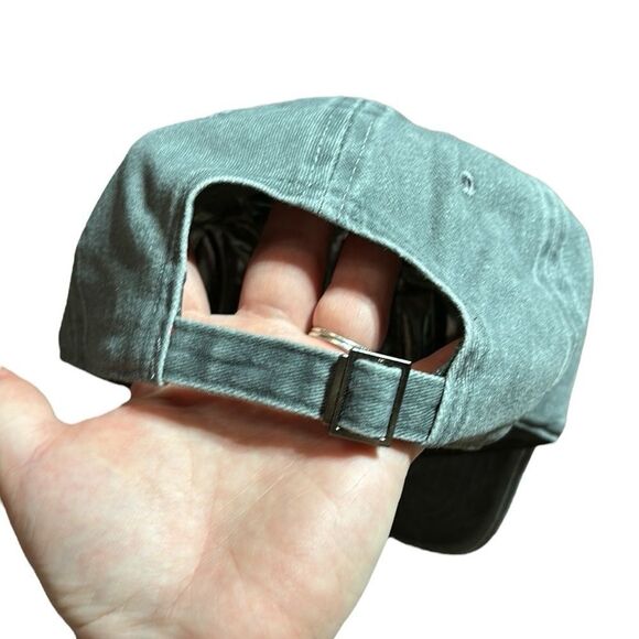 Best cat dad ever baseball cap hat new grey burnout - Picture 2 of 3